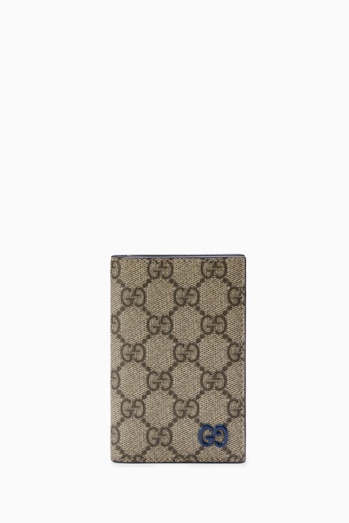 

Long Card Case in GG Supreme Canvas, Brown