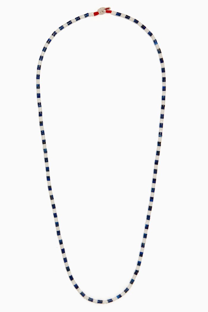 

Kai Lapis Lazuli & Moonstone Necklace in Sterling Silver, Blue