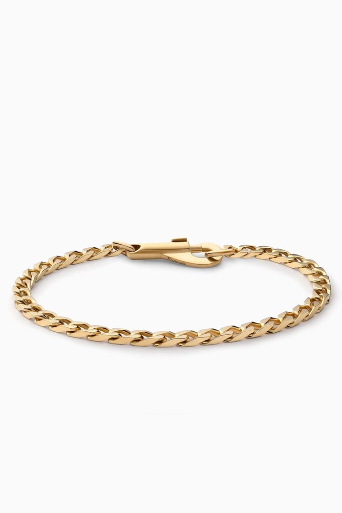 

Snap 4mm Chain Bracelet in Gold Vermeil