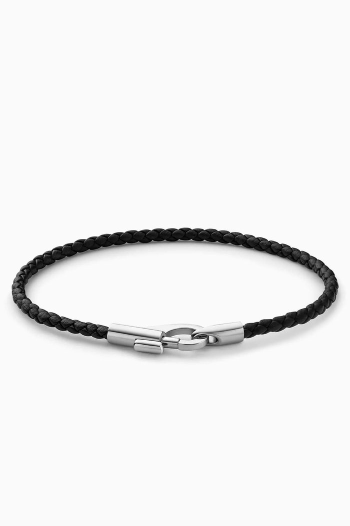 

Snap Bracelet in Leather, Black