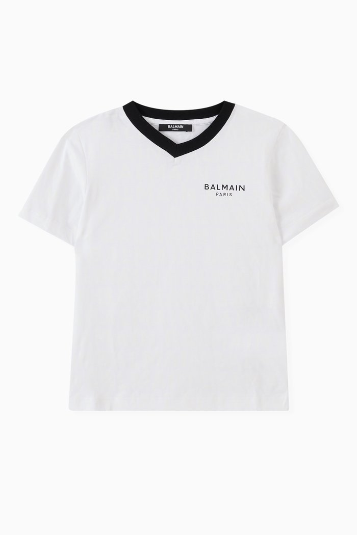 

Monogram-print T-shirt in Cotton, White