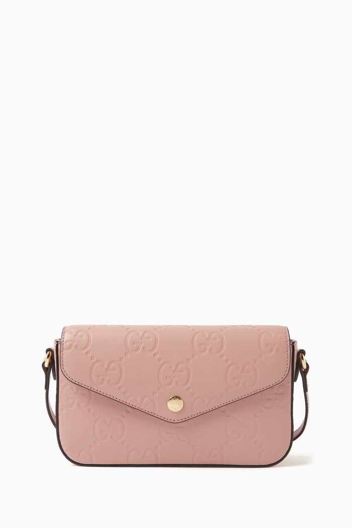 

Mini GG Super Shoulder Bag in GG Leather, Neutral