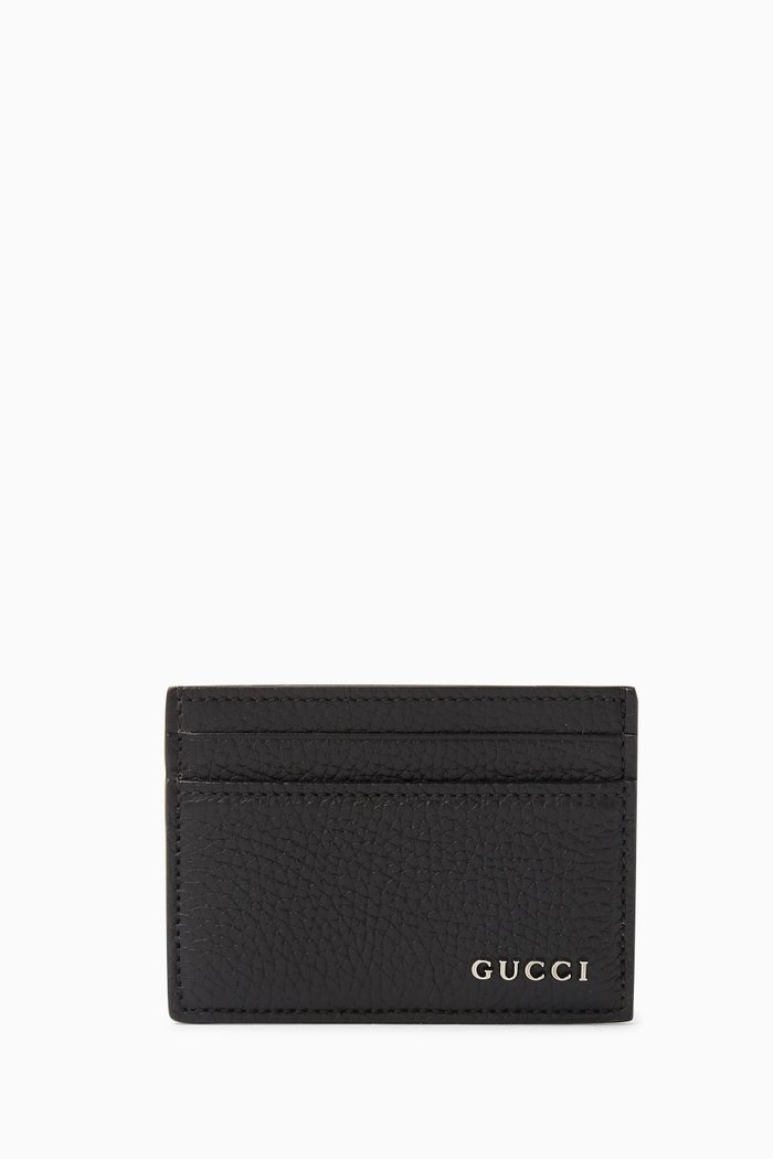 

Card Case in Leather, Black