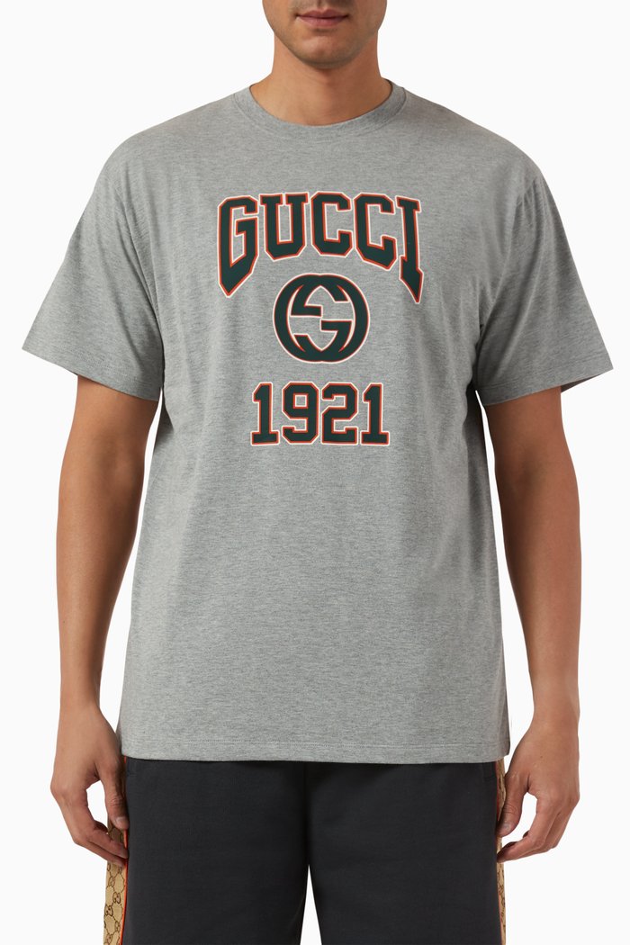 

Logo-print T-shirt in Cotton-jersey, Grey