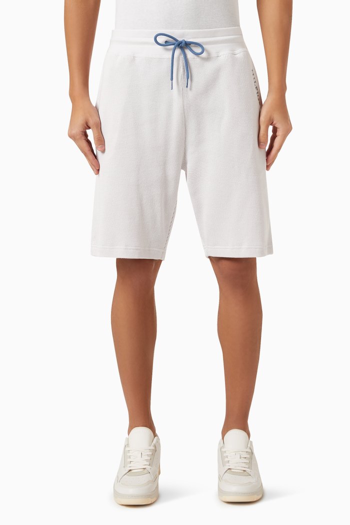 

Monotype Lounge Shorts in Cotton Waffle, Grey