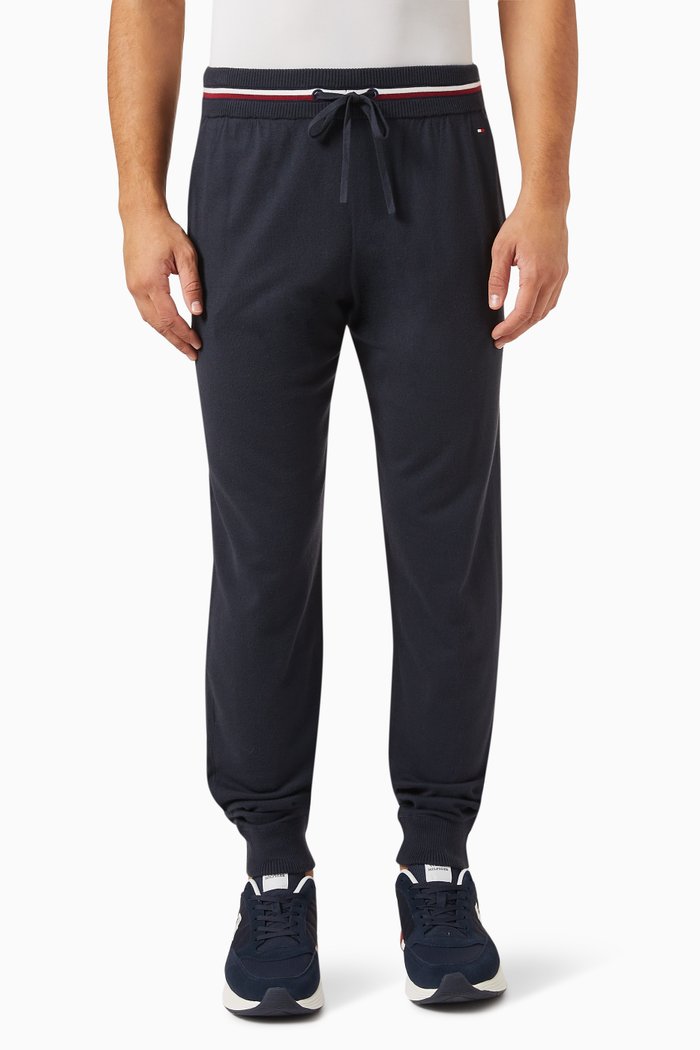 

Logo Stripe Sweatpants in Jersey, Blue