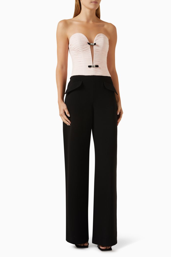 

Bomb Bow-embellished Jumpsuit, Pink