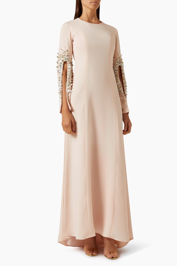 

Zaida Embellished Maxi Dress, Pink