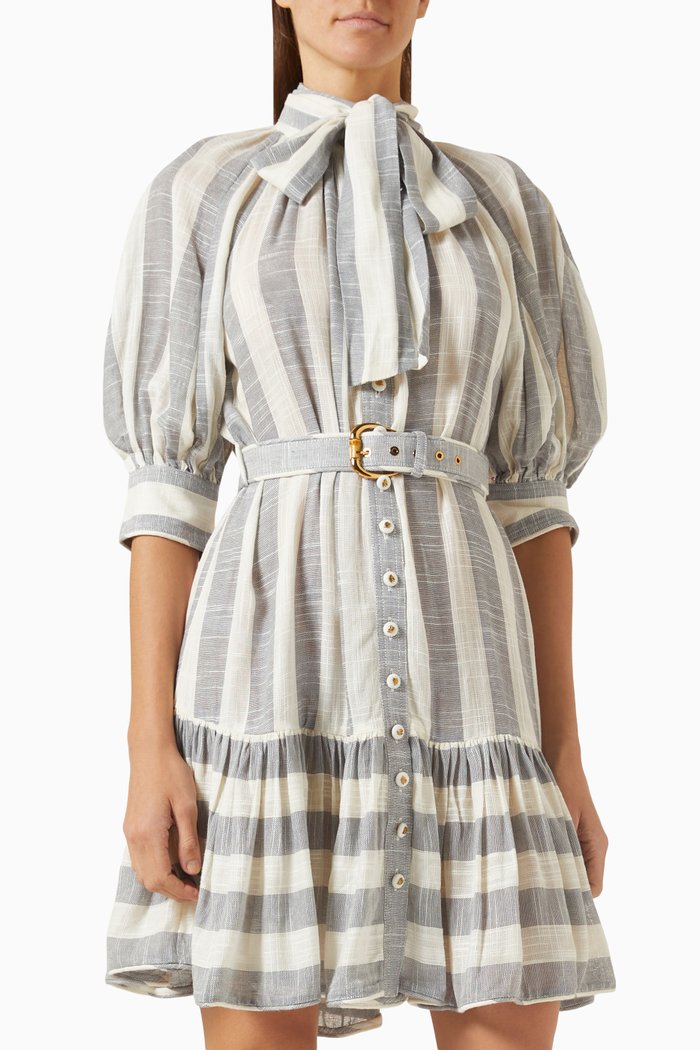 

Matchmaker Swing Mini Dress in Viscose-blend, Blue
