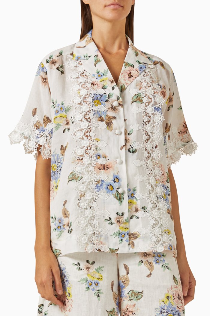 

Applique Oversized Shirt, Neutral