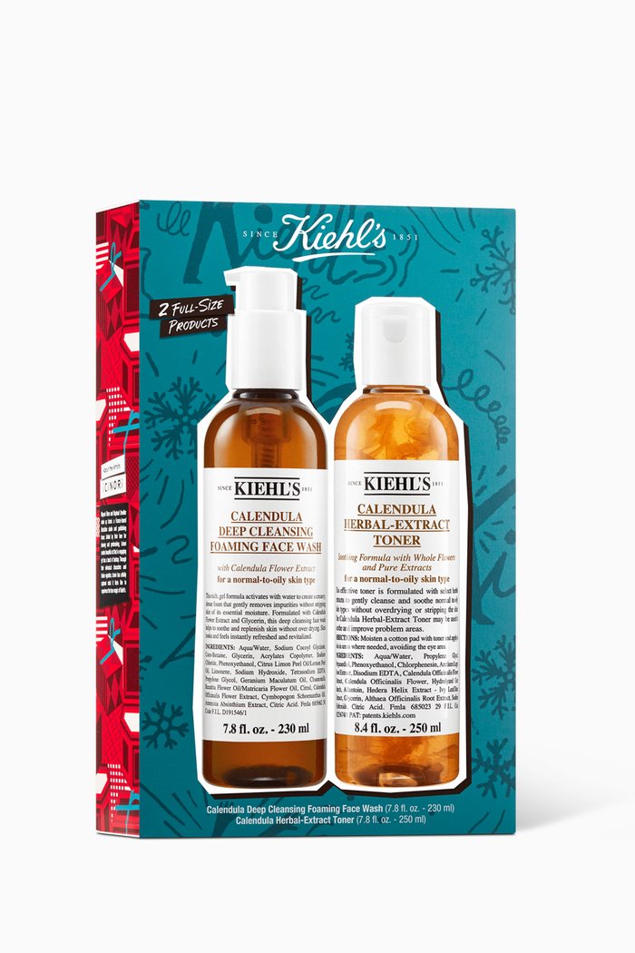 Calendula Cleanser + Toner Duo, Colourless