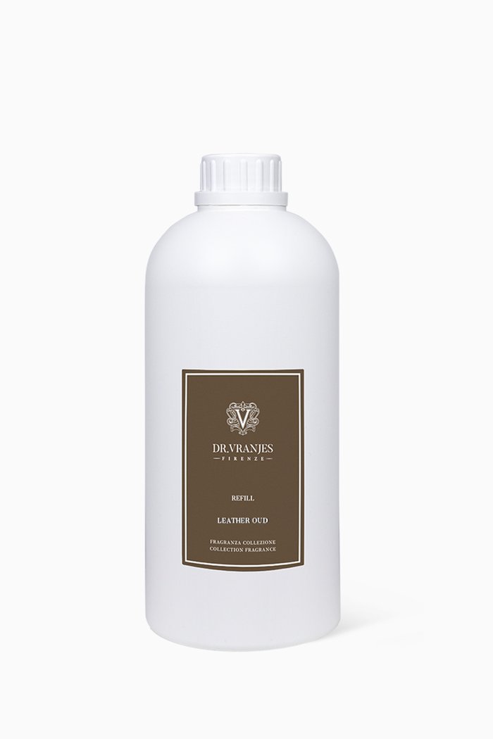 

Leather Oud Diffuser Refill, 2500ml, Colourless