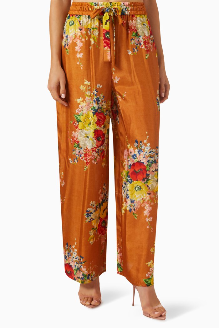 

Alight Relaxed Pants in Silk, Brown