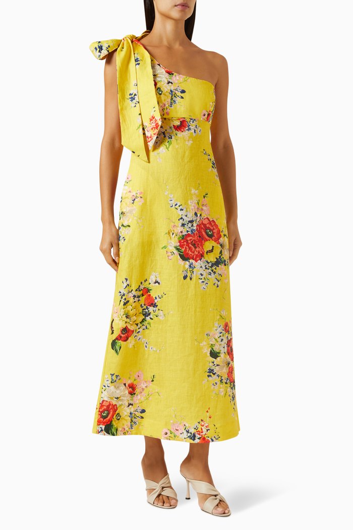 

Alight Asymmetric Midi Dress, Yellow