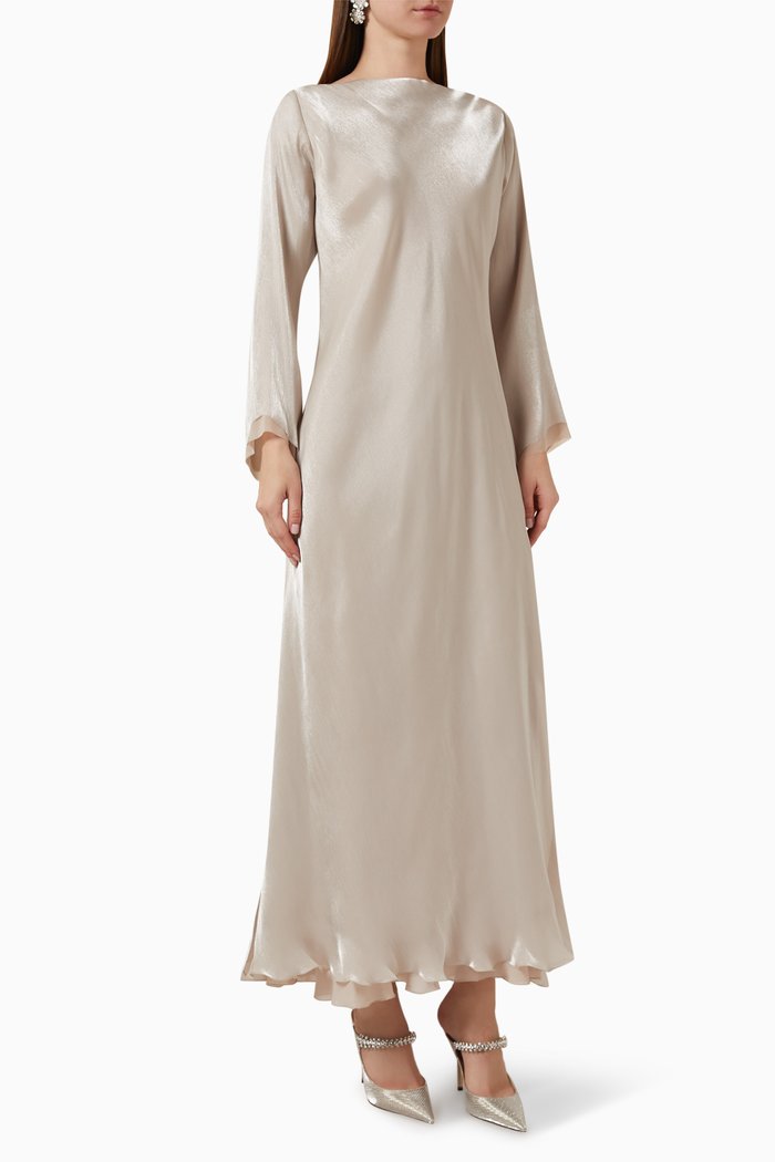 

Maxi Dress in Chiffon, Neutral