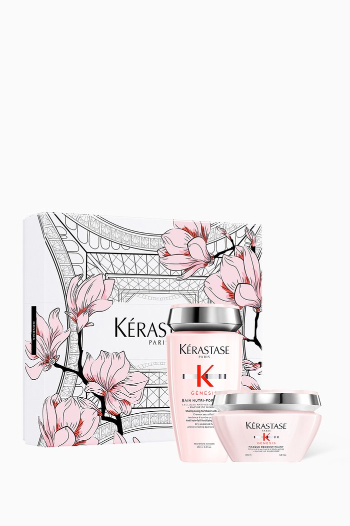 

Genesis Anti Hair-Fall Duo Gift Set for Thick Hair, Savings Value, 20%, Colourless