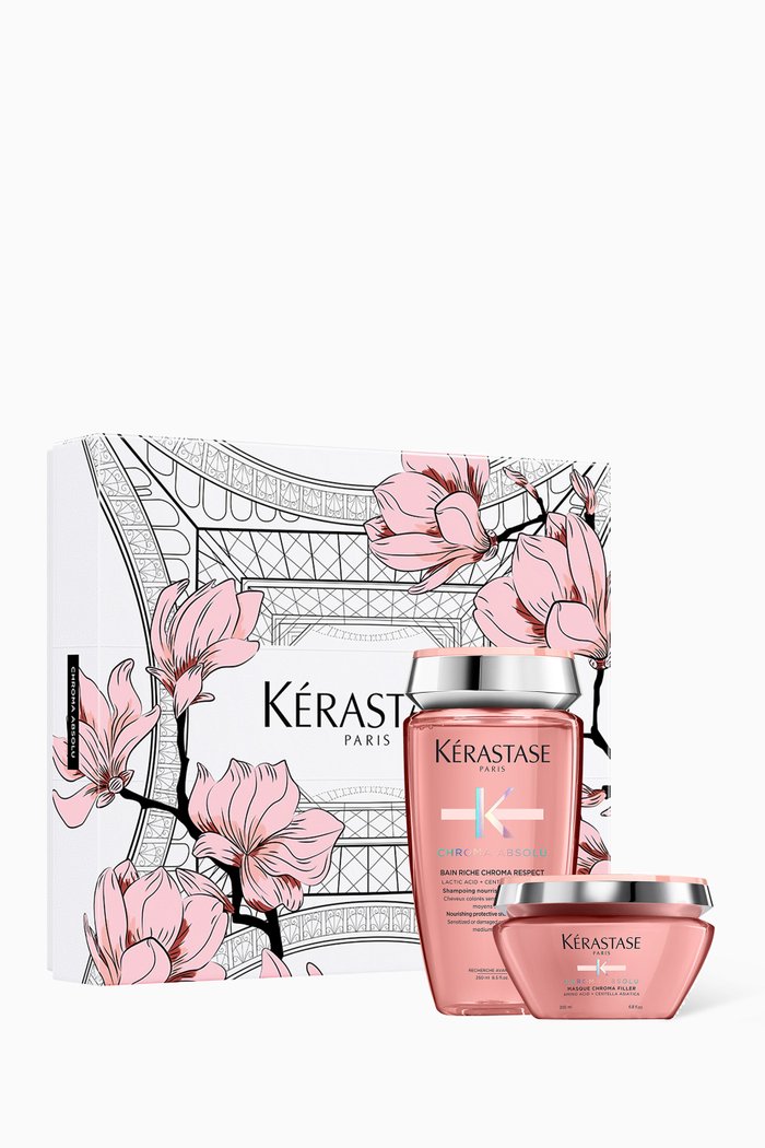 

Chroma Absolu Gift Set for Thick Color-Treated Hair, Colourless