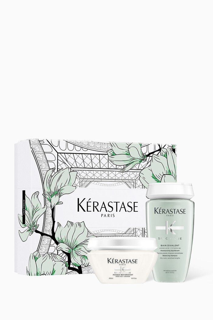

Divalent Gift Set for Sensitive and Oily Hair & Scalp, Colourless