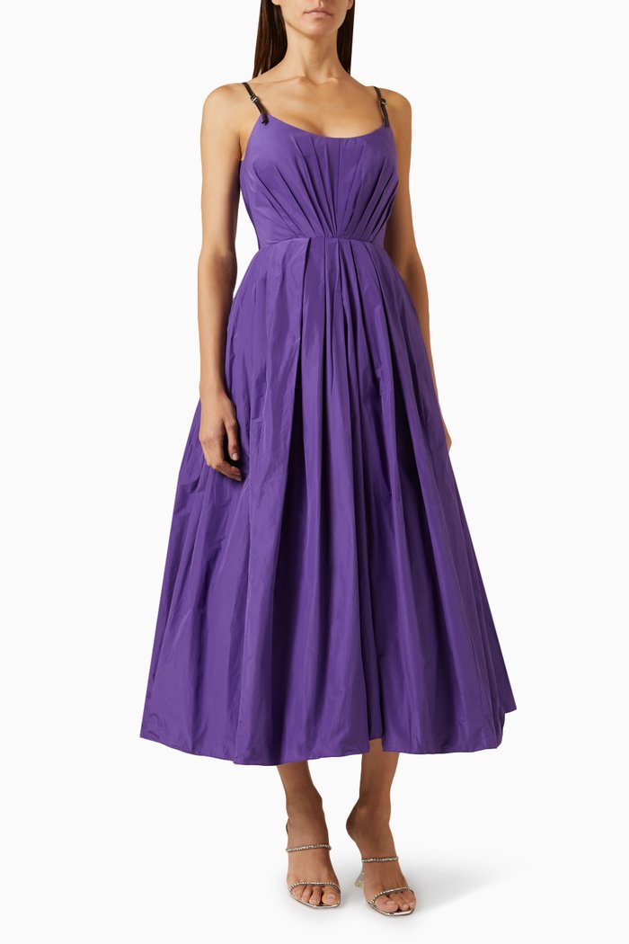 

Bessie Midi Dress, Purple