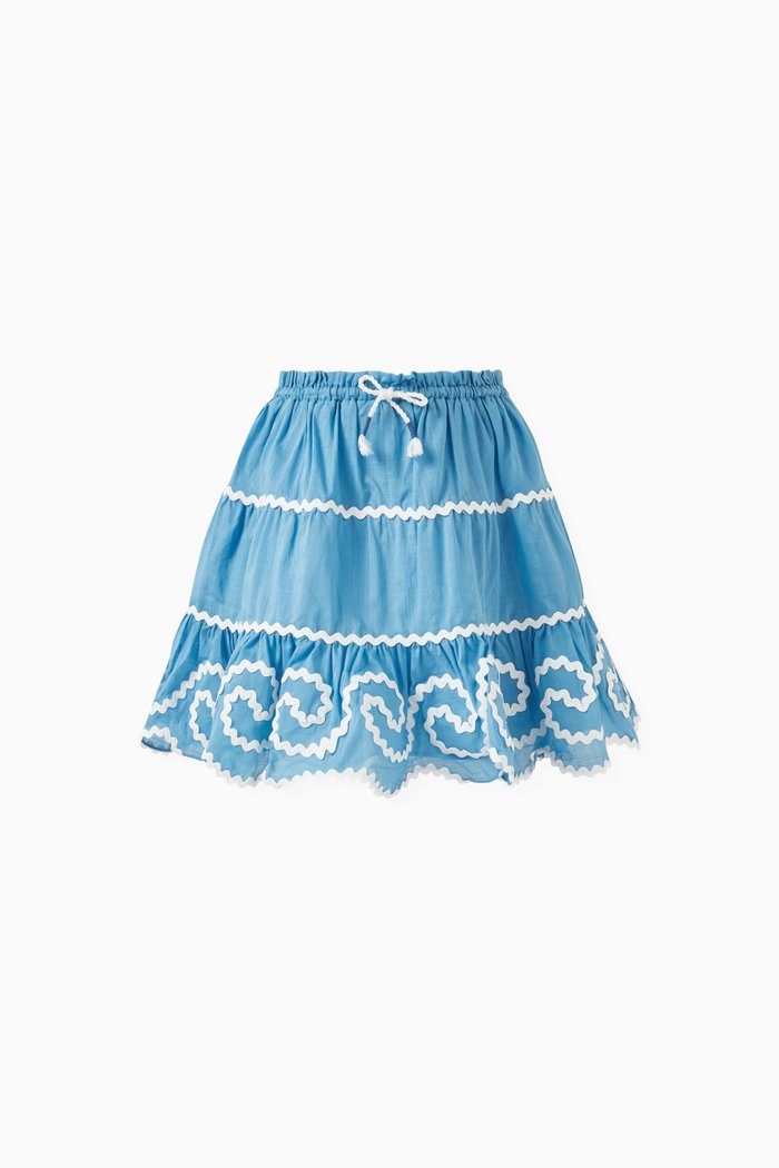

Alight Flip Skirt in Cotton, Blue
