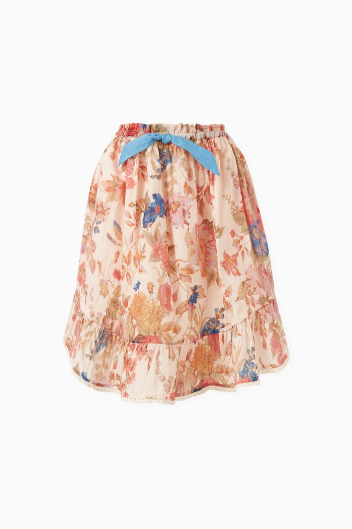 

August Flip Skirt in Cotton, Neutral