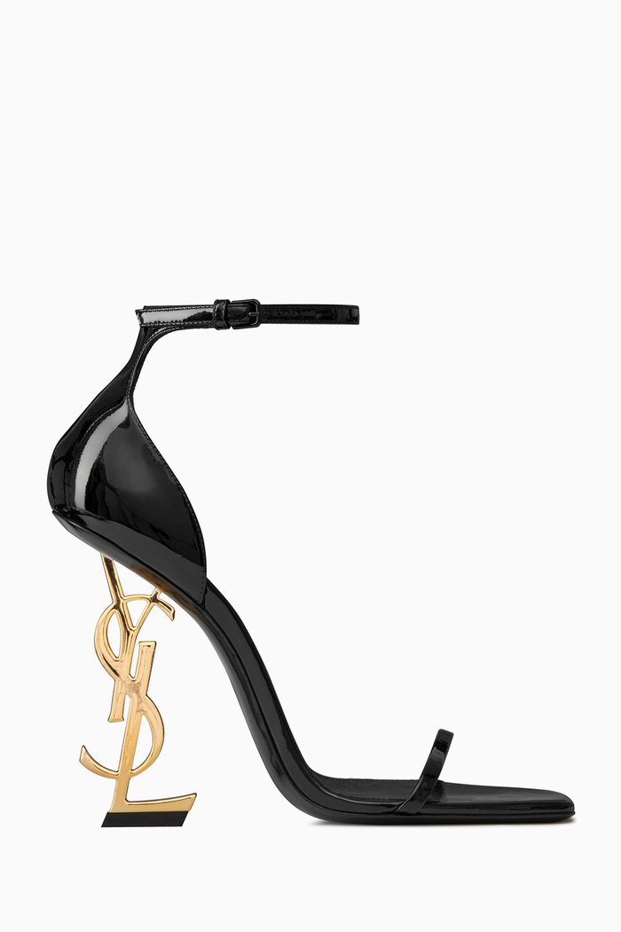 

Opyum 110 Sandals in Patent Leather, Black
