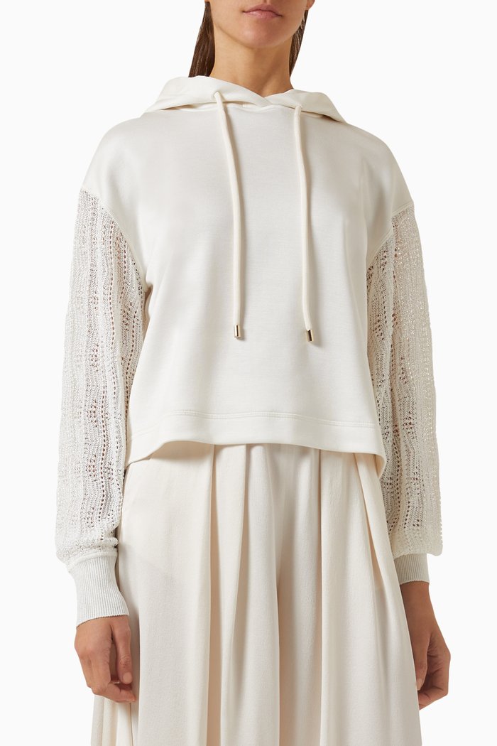 

Love Capsule Hooded Sweatshirt, White