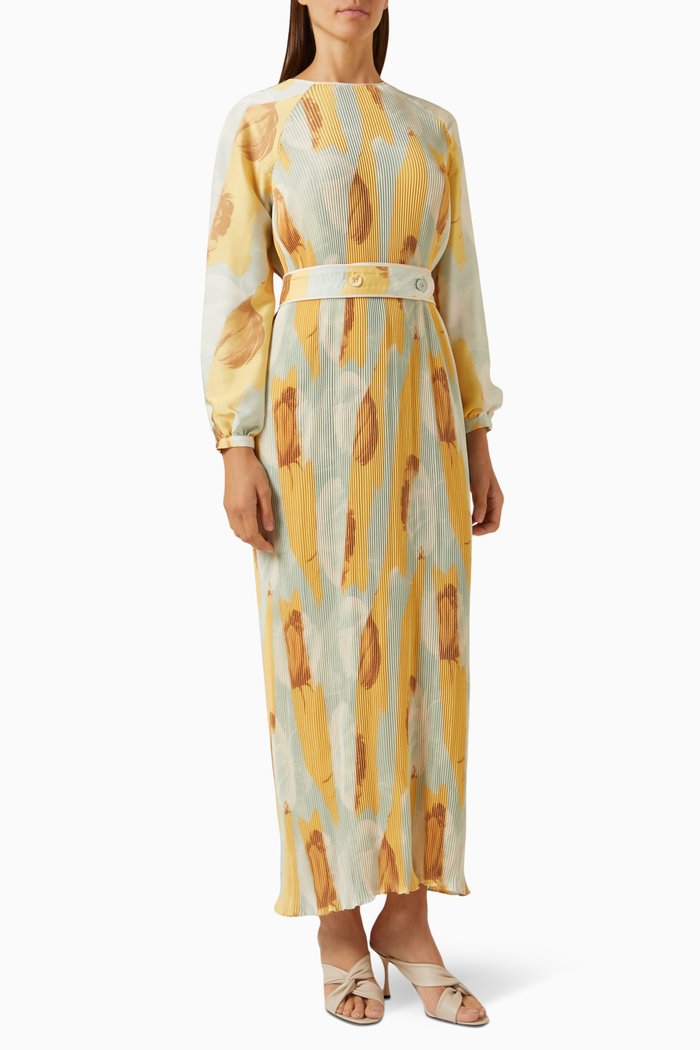 

Stella Printed Maxi Dress, Green
