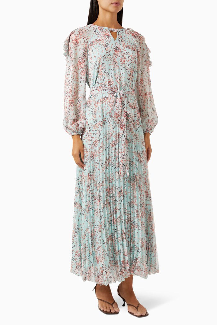 

Lily Printed Dress, Blue
