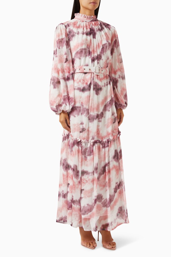 

Sheyda Printed Maxi Dress, Purple
