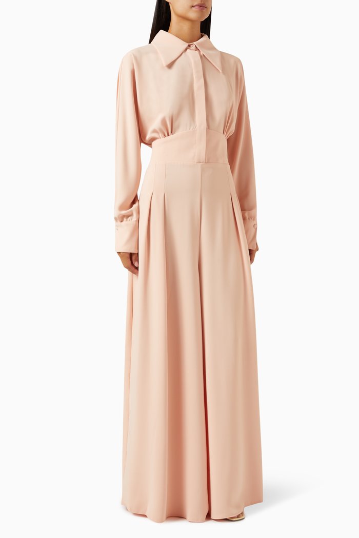 Maison Shirt Jumpsuit, Pink