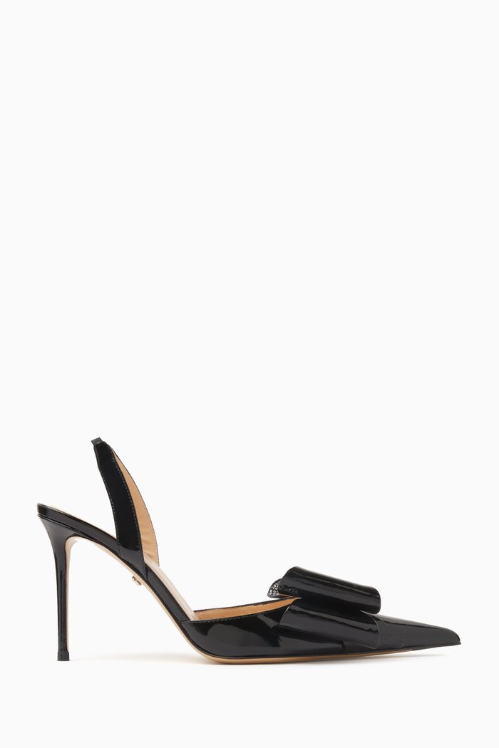 

Cadeau 95 Slingback Pumps in Patent Leather, Black