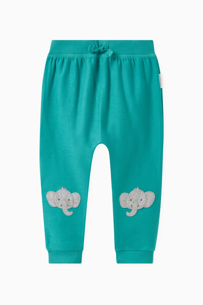 

Elephant Slouchy Pants in Organic Cotton, Green