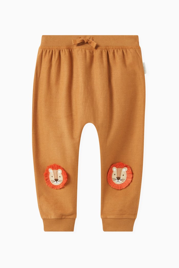 

Lion Slouchy Pants in Organic Cotton, Brown