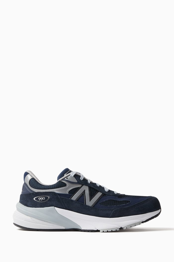 990v6 Sneakers in Suede & Mesh, Blue