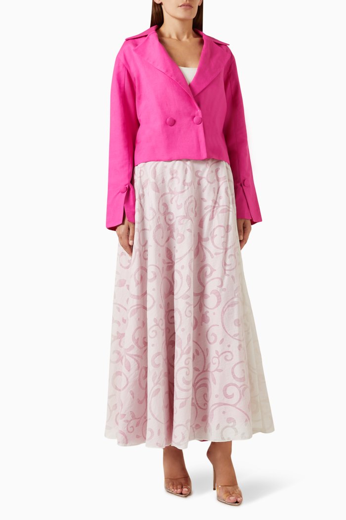 

Jacket & Skirt Set, Pink