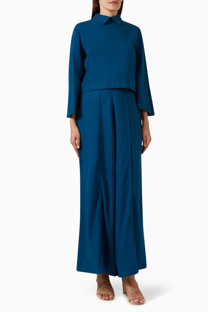 

Shirt & Trouser Set, Blue