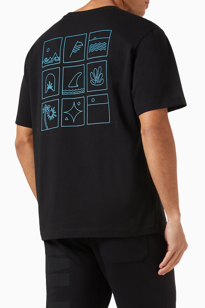 Dean T-shirt in Cotton Jersey, Black