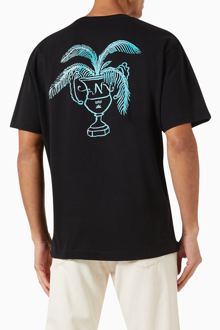Dean T-shirt in Cotton Jersey, Black