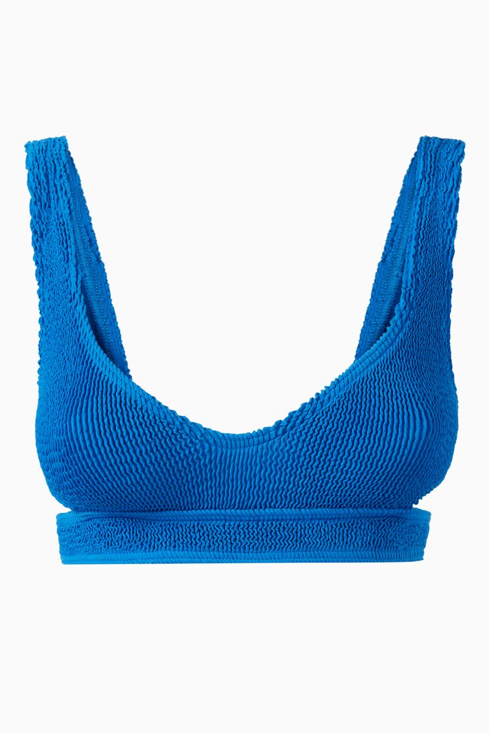 

Nino Eco Crop Bikini Top, Blue