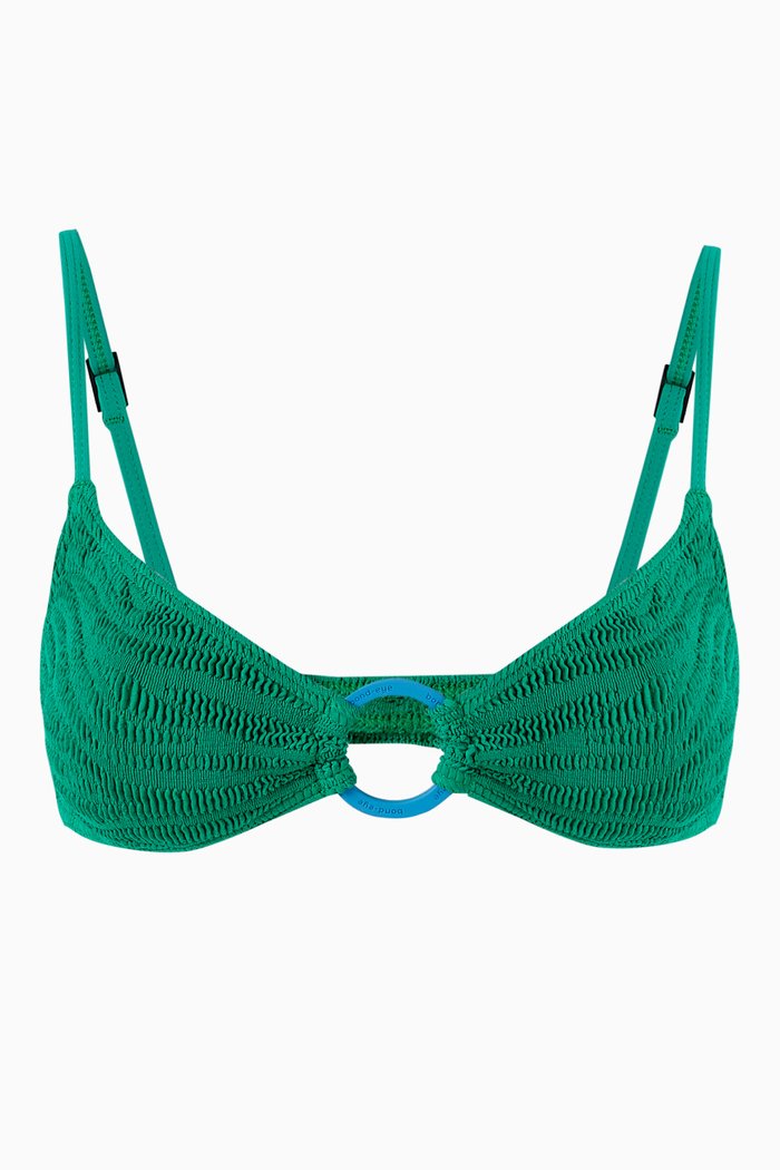 

Ring Lissio Crop Bikini Top, Green