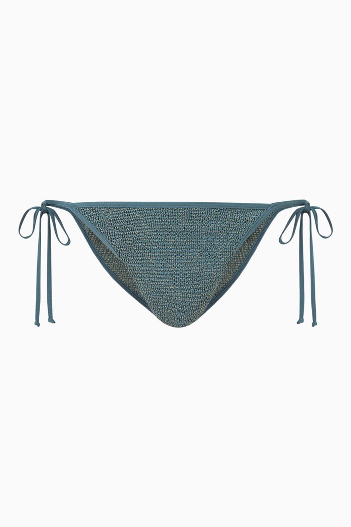 

Anisha Bikini Briefs in Authentic Crinkle™, Green