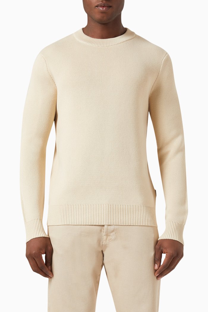

Classic Sweatshirt in Organic Cotton Knit, Neutral