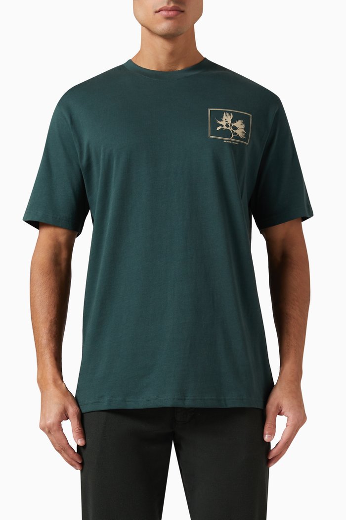 

Printed T-shirt in Organic Cotton, Green
