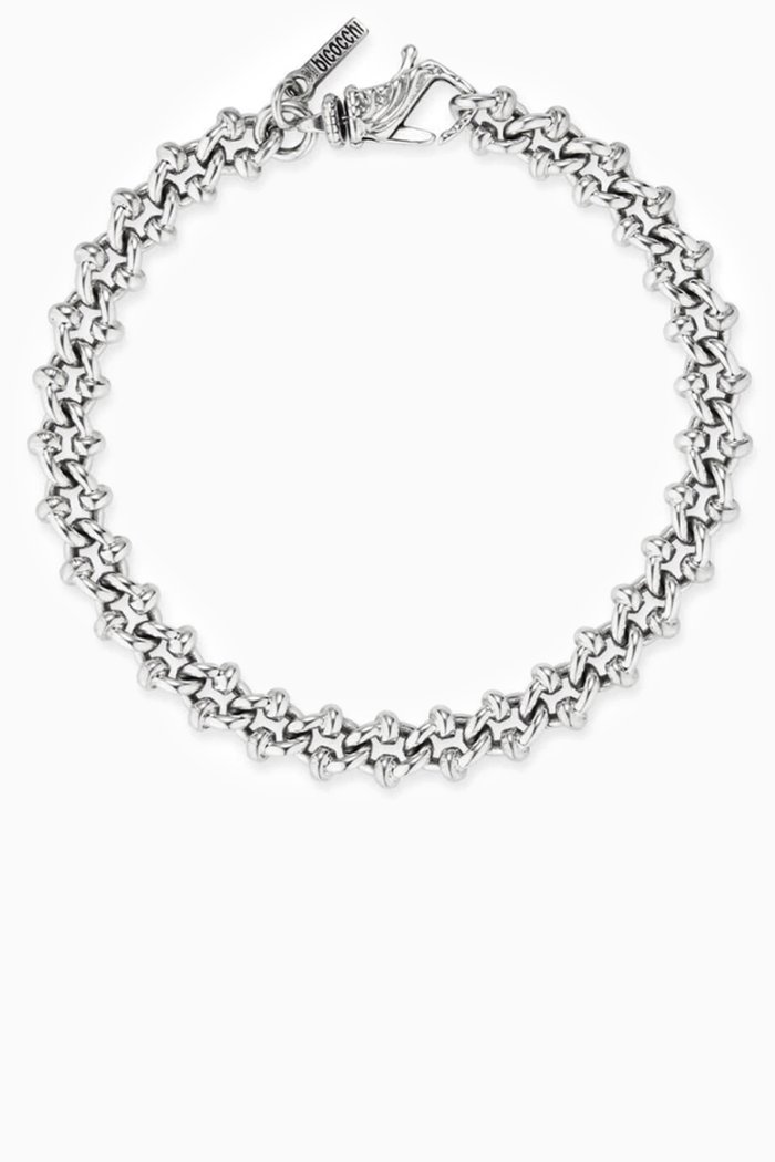

Knotted Chain Bracelet in Sterling Silver
