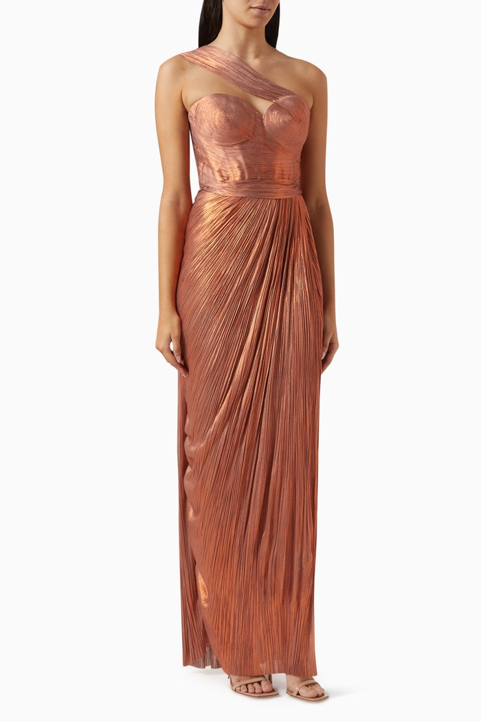

Claudine Maxi Dress, Metallic