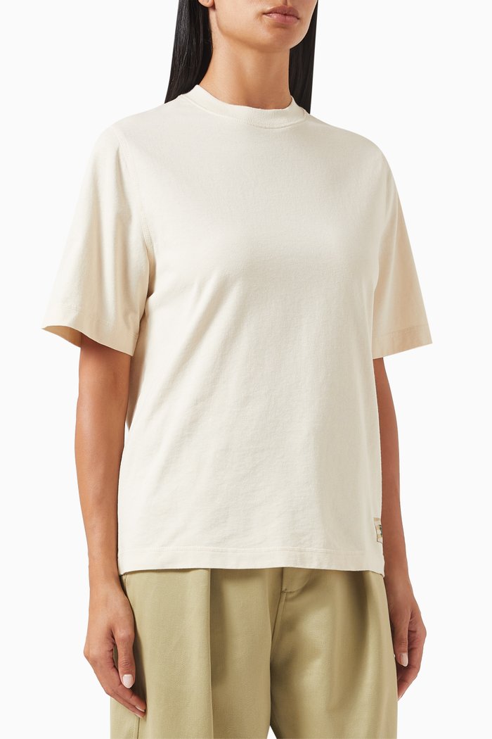 

Logo Patch T-shirt in Cotton, Grey