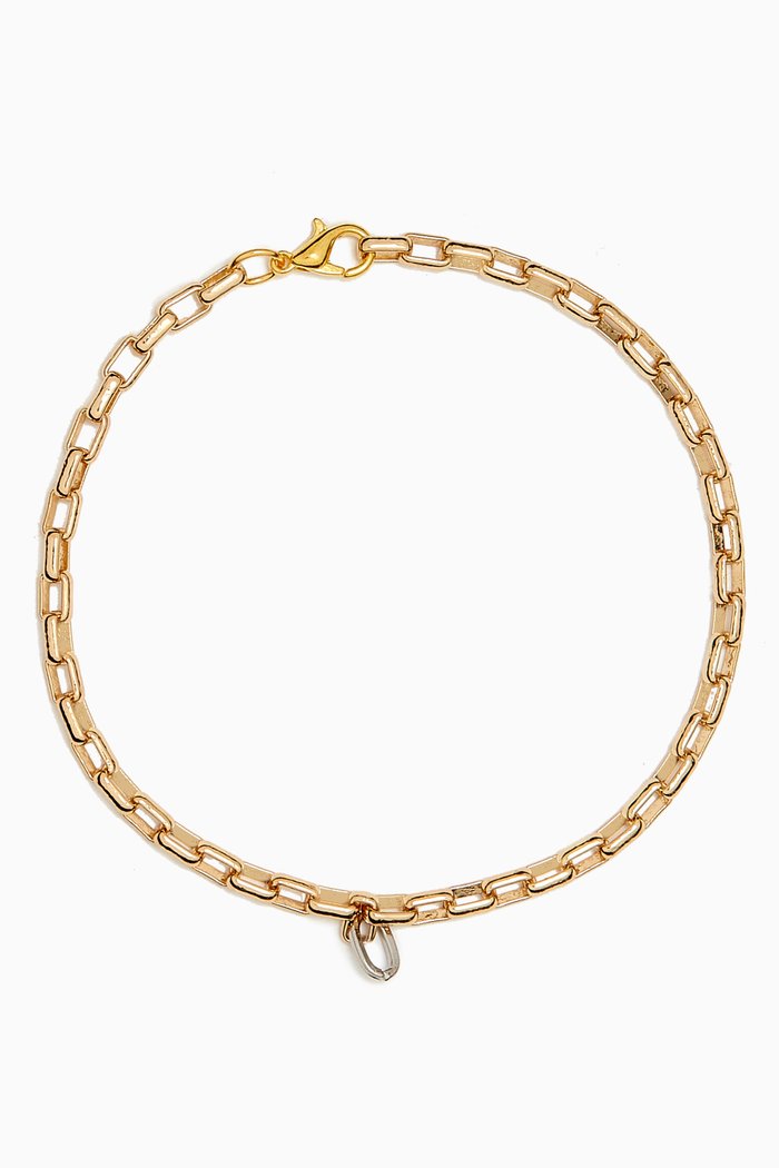 

Bodhi Chain Bracelet in Gold-tone Brass