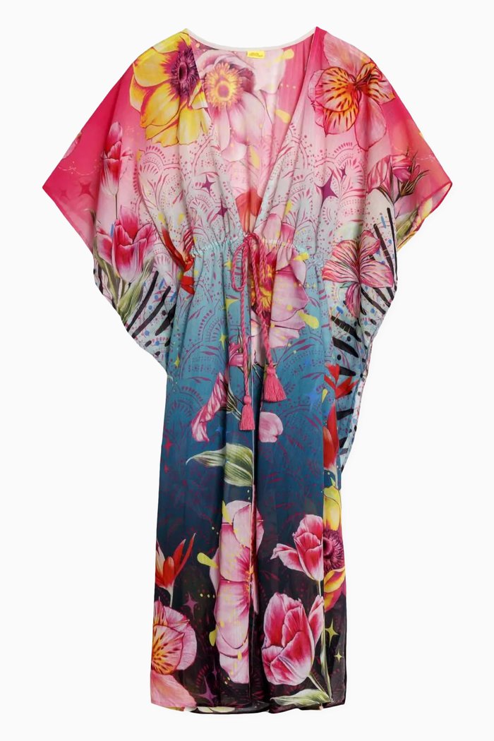 

Salma Gleam Robe in Polyester, Multicolour