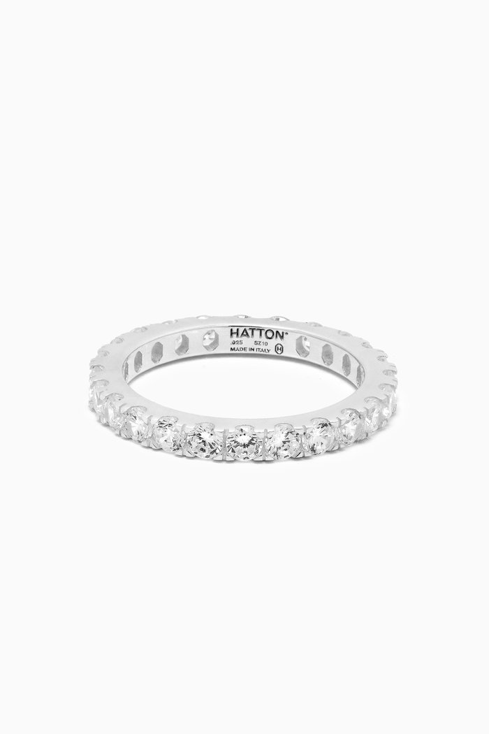

Eternity Ring in Cubic Zirconia & Sterling Silver